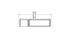 Ecosmart Fire Flex 60SS.BXL Single Sided Fireplace Insert - Black Finish / Black Burner - ESF.FX.60SS.BXL.B